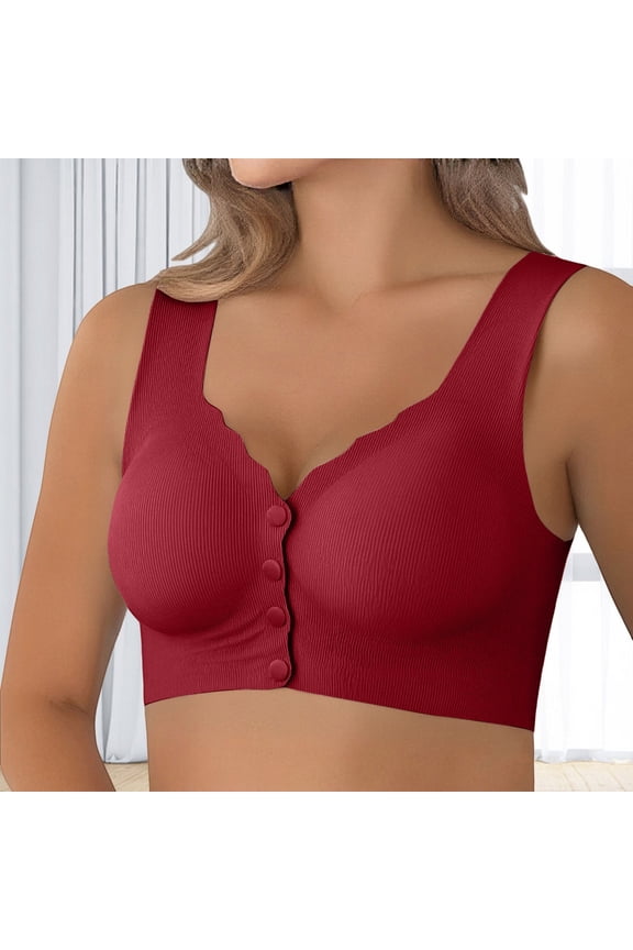This Thin Front Opening Bra Cover Is Designed for Women with Large Breasts Making Them Look Sagging Reducing The Breasts and Leaving No