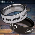 thumbnail image 1 of This Too Shall Pass Tungsten Carbide Ring, 1 of 9