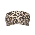 thumbnail image 1 of This Unisex Sunshade Open-Top Hat Features An Open-Top Design That Is Not Stuffy And Has A Curved Eave Leopard_2, 1 of 8