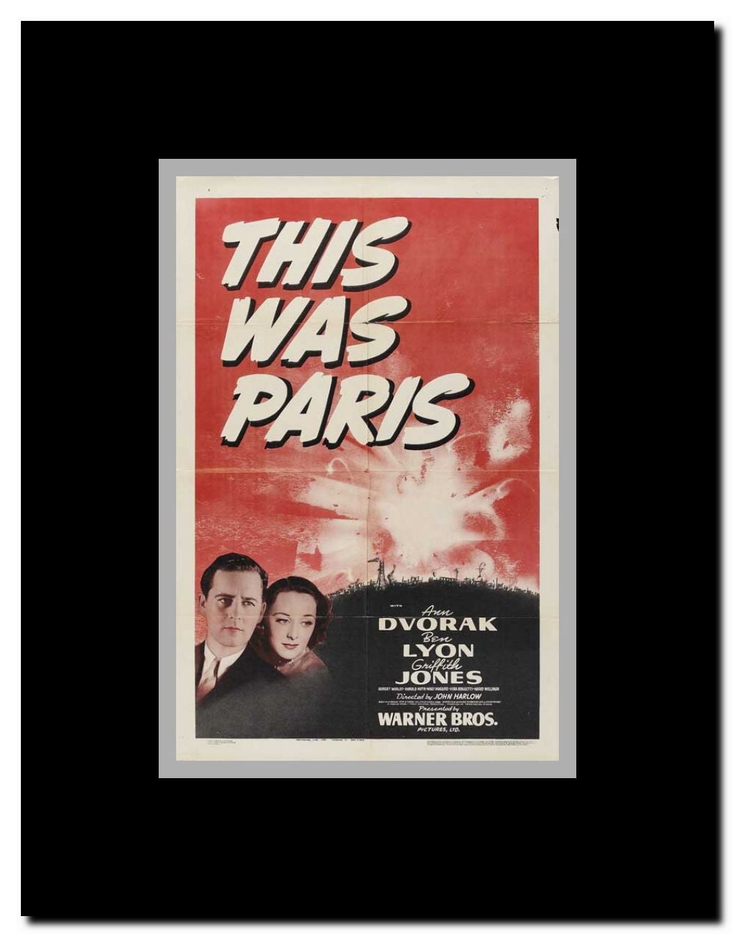 This Was Paris Framed Movie Poster