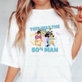 thumbnail image 1 of This Was The 80s Man The Funny Blue Heeler Cartoon Dog Dad New Unisex T-Shirt, up to 5XL, 1 of 3