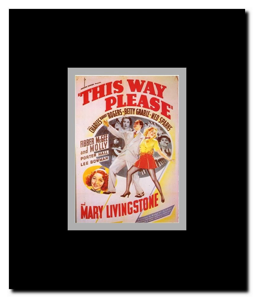 This Way Please Framed Movie Poster