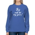 thumbnail image 1 of This Will Be My Year! Sweatshirt Women -Smartprints Designs, Female Small, 1 of 4