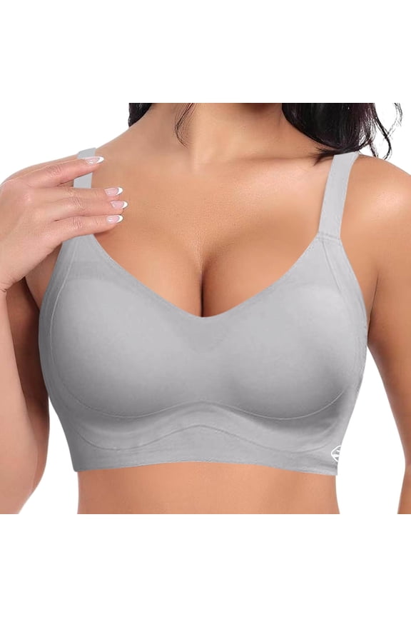 This Women's Small Bust With A Tight Fitting Sagging Seamless And Adjustable Steel Ring Bra