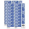 thumbnail image 1 of This Work Makes Me Ha-Pea Happy Teacher Student School Sticker Set - Dark Blue - Matte Finish - 2.00" Large, 1 of 7