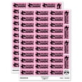 thumbnail image 1 of This Work is Jawsome Awesome Shark Teacher Student School Sticker Set - Light Pink - Gloss Finish - 1.5" Small, 1 of 7