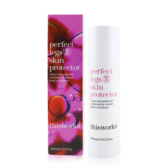 This Works Perfect Legs Skin Protector SPF 30 UVA UVB 3.4 oz NEW Damaged Bo...