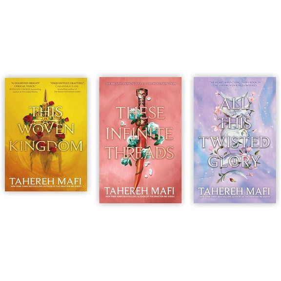 This Woven Kingdom 3 Books Set by Tahereh Mafi (This Woven Kingdom, These Infinite Threads and All This Twisted Glory)