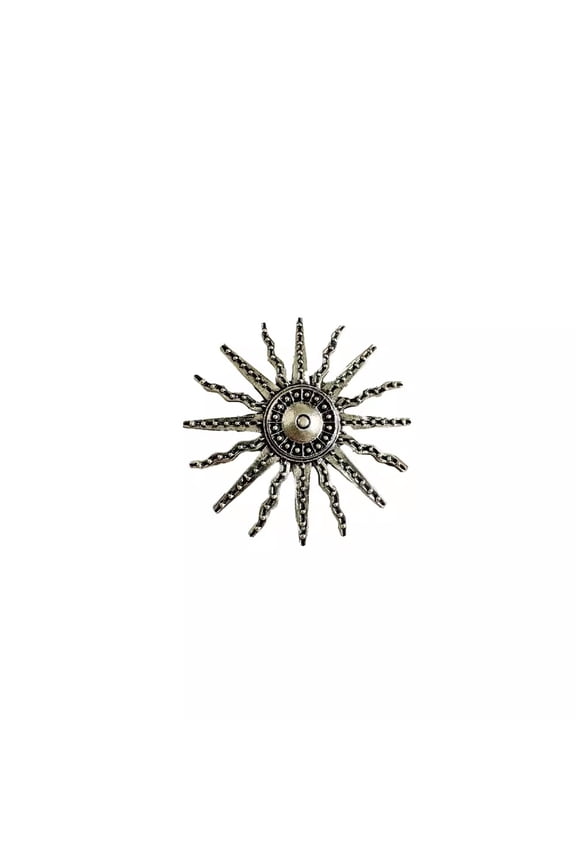 This elegant and stylish French vintage sunflower brooch is perfect as a corsage or jacket pin.