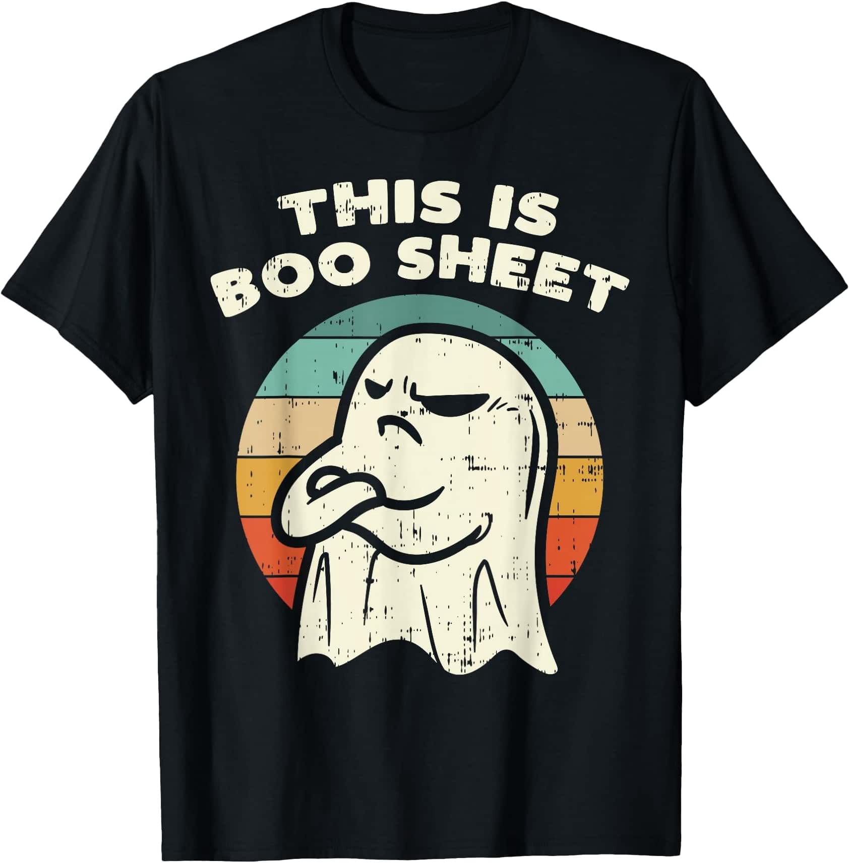 This is Boo Sheet Ghost Retro Halloween Costume Men Women T-Shirt ...