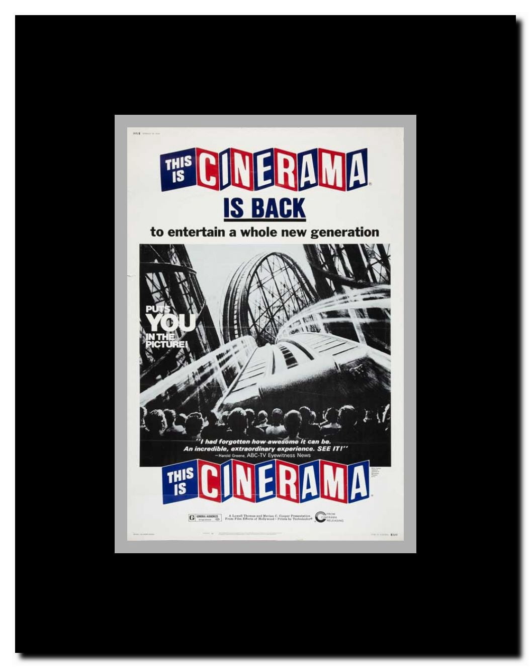 This is Cinerama Framed Movie Poster