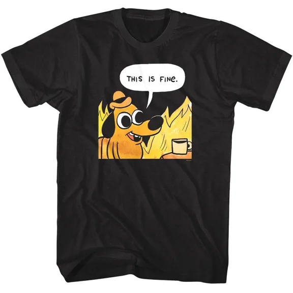 This is Fine Dog Men's T Shirt