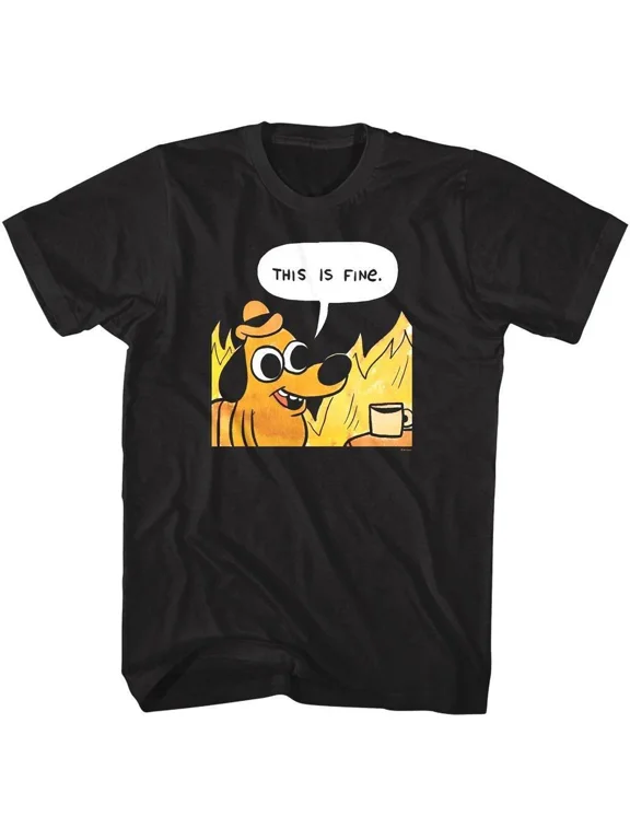 This is Fine Dog Men's T Shirt
