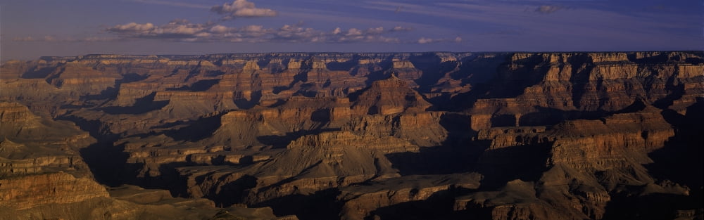 This is Grand Canyon National Park from the south rim viewpoint Canvas Art - Panoramic Images (27 x 9)