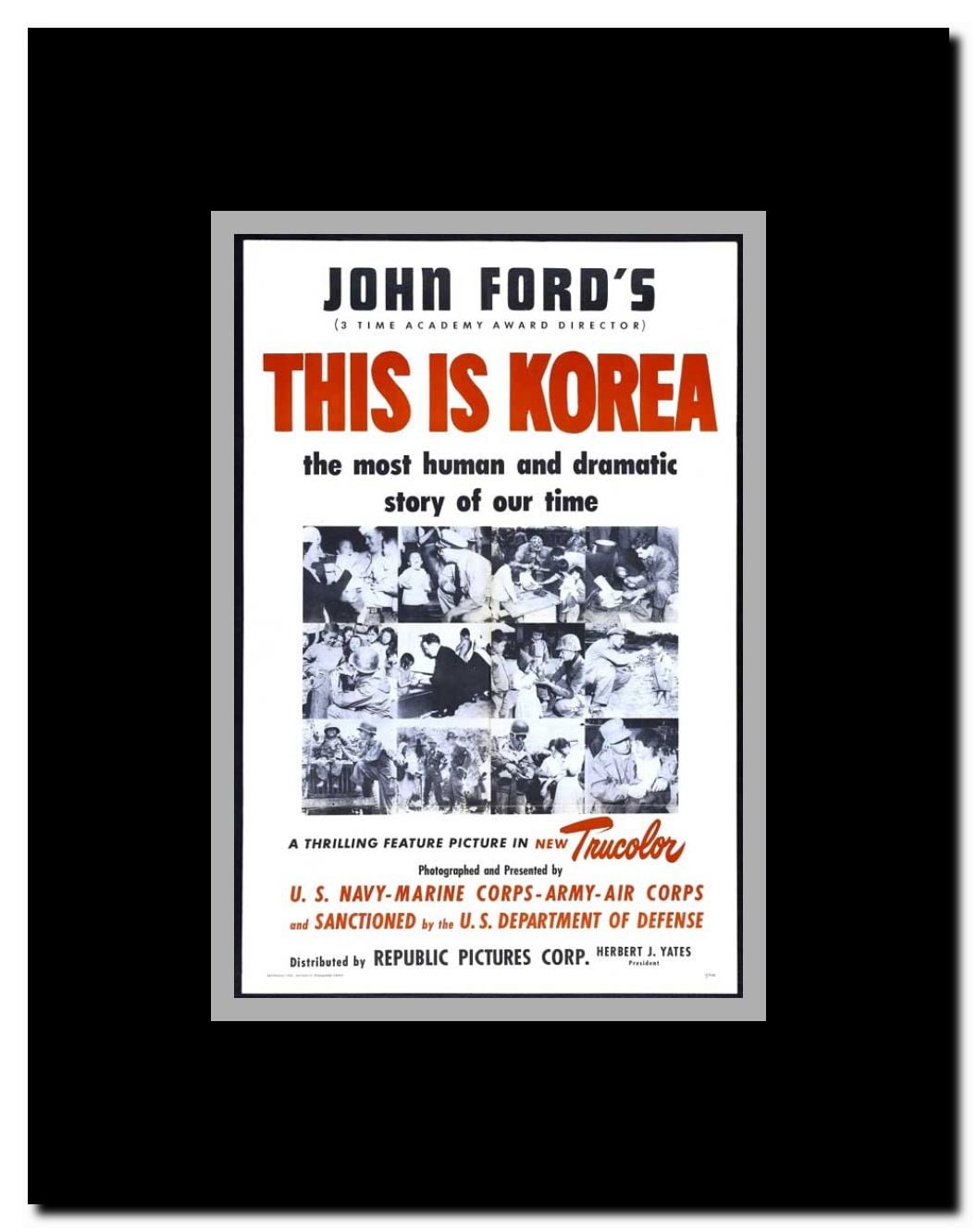 This is Korea Framed Movie Poster