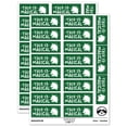 thumbnail image 1 of This is Magical Unicorn Teacher Student School Sticker Set - Dark Green - Gloss Finish - 2.00" Large, 1 of 7
