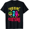 thumbnail image 1 of This is My 70s Costume Funny Groovy Peace Halloween T-Shirt Black Small, 1 of 4