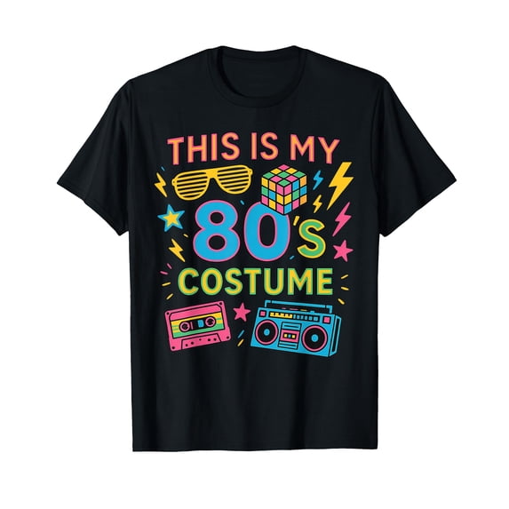 This is My 80s Costume 80's Party for Women Man T-Shirt