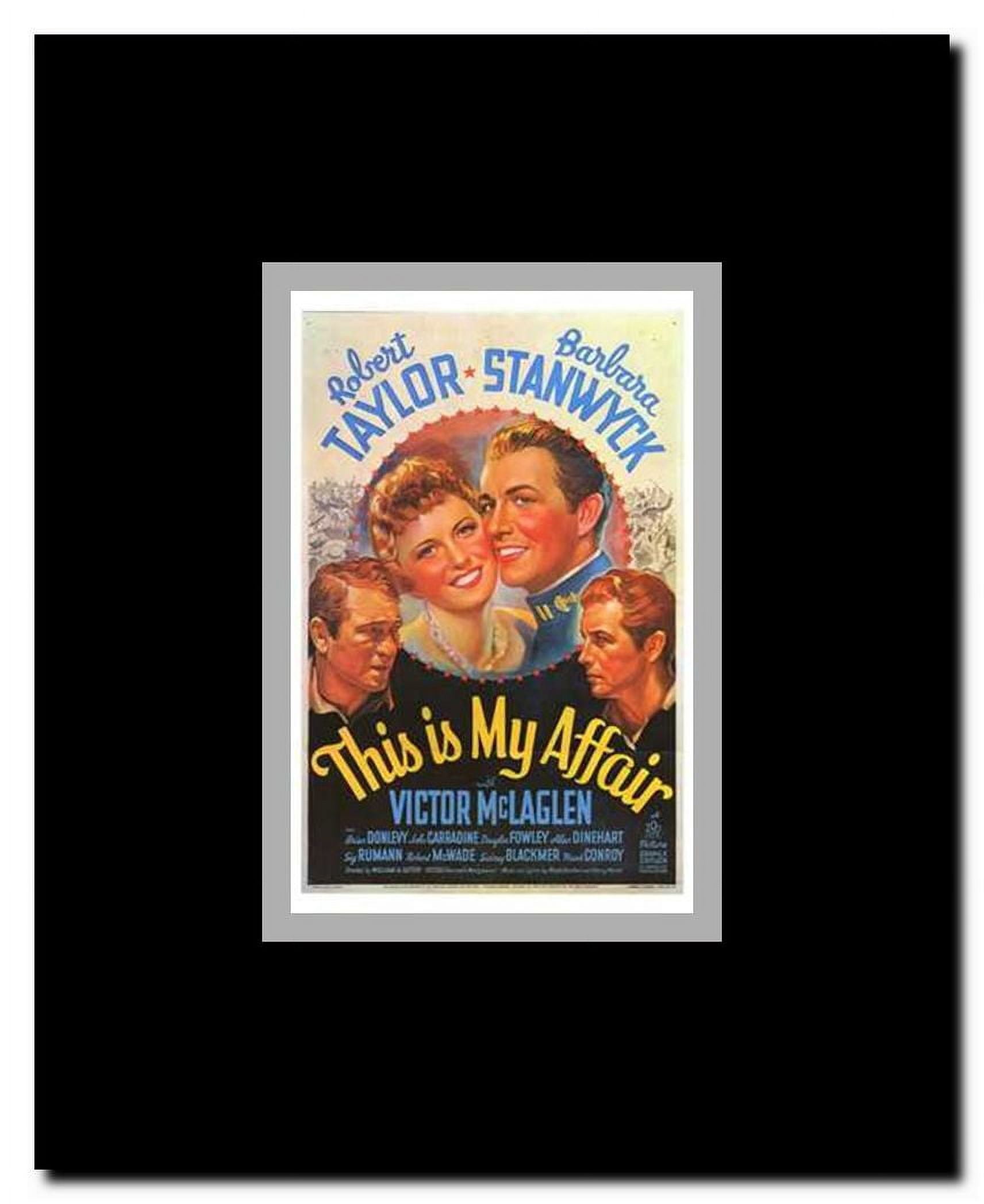 This is My Affair Framed Movie Poster