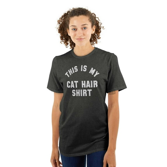 This is My Cat Hair Shirt Pet Humor Men's Graphic T Shirt Tees Brisco Brands X