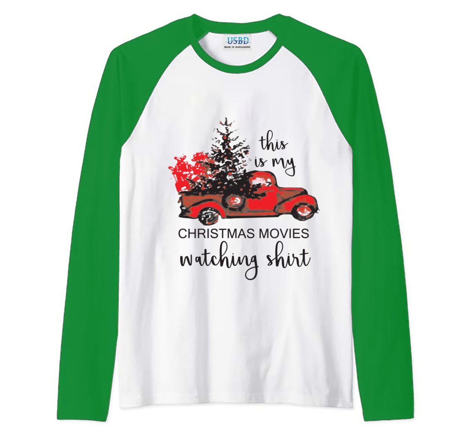Long sleeve christmas shirts walmart deals