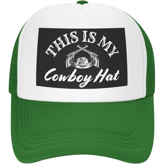 This is My Cowboy Hat Mesh Hat Men Women Baseball Cap Trucker Hat Sports Hat