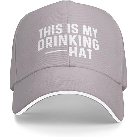 This is My Drinking Hat Trucker Baseball Hat Unisex Black Cap Fashion