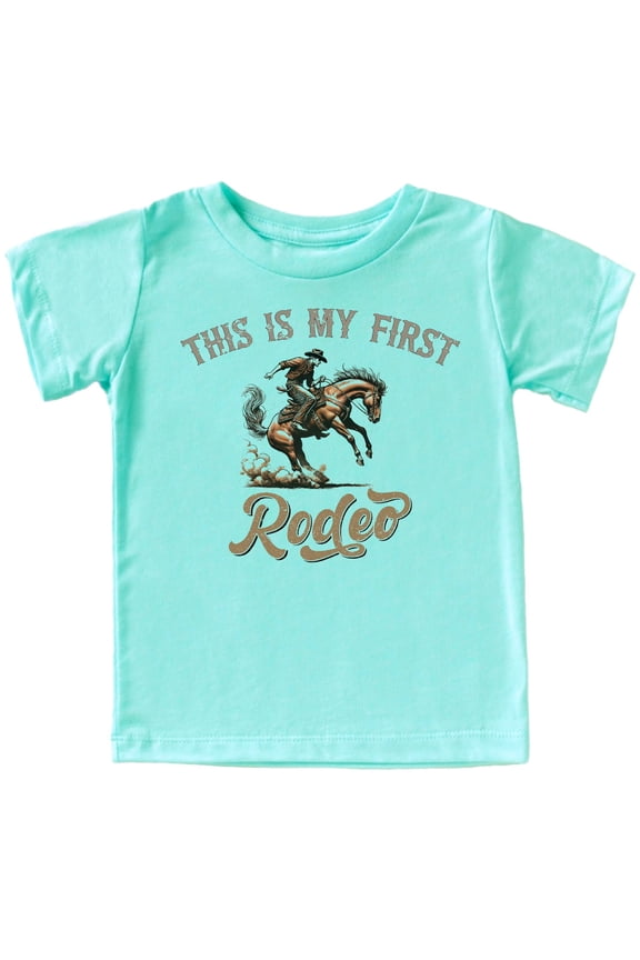 This is My First Rodeo Birthday Shirt for Baby Girls or Boys Country Western Theme 1st Bday Outfit Chill Shirt 18 Months