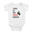 thumbnail image 1 of This is My First Rodeo Cute Baby Boy Girl Clothing Gift, 1 of 5