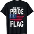 thumbnail image 1 of This is My Pride American Flag Memorial Independence Day T-Shirt, 1 of 4