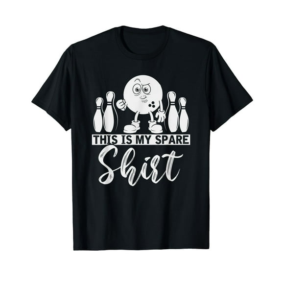 This is My Spare Shirt Bowling Pins Funny Bowling T-Shirt