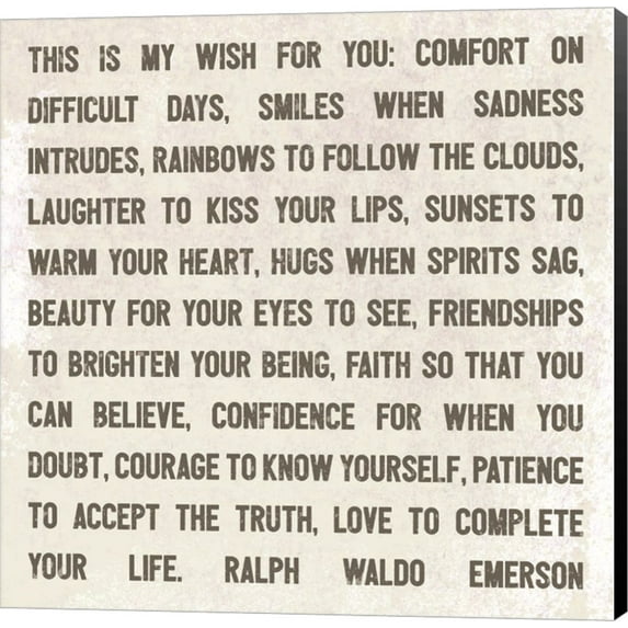 This is My Wish for You by Lauren Rader, Canvas Wall Art