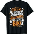 thumbnail image 1 of This is My Work Appropriate Halloween Costume Boo Ghost T-Shirt, 1 of 4