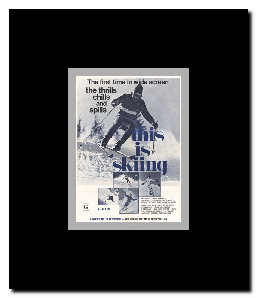 This is Skiing Framed Movie Poster