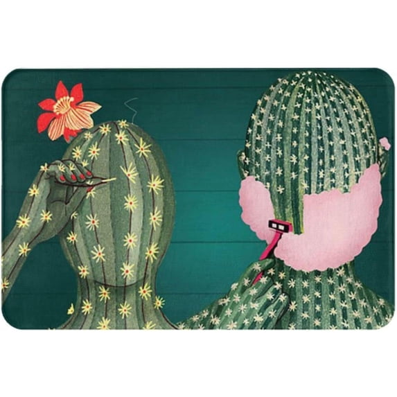 This is Us A Little Bit Crazy Non-Slip Absorbent Resist Dirt Doormat Entrance Rug Inside Floor Mats for Home Bedroom Kitchen Front Porch 16x24 Inch