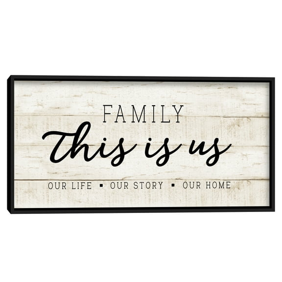 This is Us by CAD Designs Box Framed Canvas Art Print