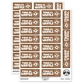 thumbnail image 1 of This is Waffle Awful Teacher Student School Sticker Set - Brown - Gloss Finish - 2.00" Large, 1 of 7