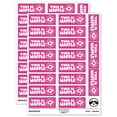 thumbnail image 1 of This is Waffle Awful Teacher Student School Sticker Set - Hot Pink - Gloss Finish - 2.00" Large, 1 of 7