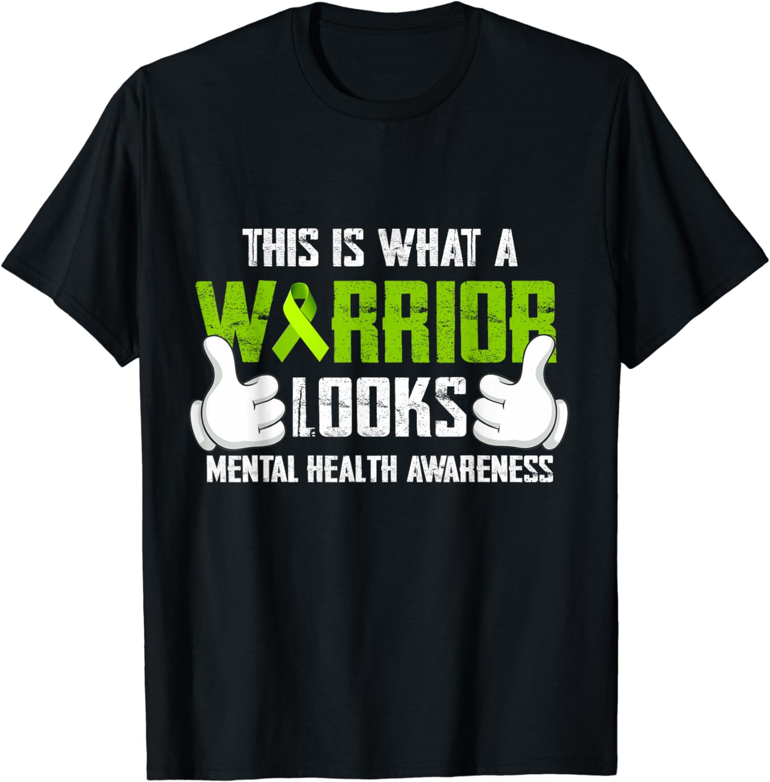 This is What A Warrior Looks Like Mental Health Awareness T-Shirt ...