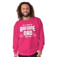 thumbnail image 1 of This is What Awesome Dads Look Like Men's Big & Tall Crewneck Sweatshirt Brisco Brands 4X, 1 of 5