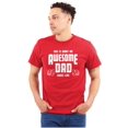 thumbnail image 1 of This is What Awesome Dads Look Like Men's Big & Tall Crewneck Graphic Tee Brisco Brands 3X, 1 of 5