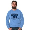 thumbnail image 1 of This is What Awesome Dads Look Like Men's Crewneck Sweatshirt Brisco Brands M, 1 of 6