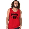 thumbnail image 1 of This is What Awesome Dads Look Like Tank Top Sleeveless Tee Men Brisco Brands S, 1 of 1