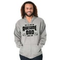 thumbnail image 1 of This is What Awesome Dads Look Like Zip Hoodie Sweatshirt Men Brisco Brands X, 1 of 6