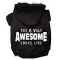 thumbnail image 1 of This is What Awesome Looks Like Dog Pet Hoodies, Black - Small 10, 1 of 1