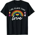 thumbnail image 1 of This is a Black S-5XL LGBTQ Ally Graphic 100% Cotton Summer  Comfortable T-Shirt, 1 of 5