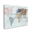 thumbnail image 1 of Stupell Industries This is a Great Big World Phrase Map of Continents Canvas Wall Art, 30 x 40, Design by Ziwei Li, 1 of 5