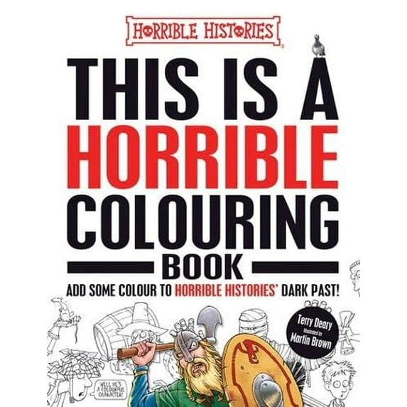 Pre-Owned This is a Horrible Colouring Book (Horrible Histories) Paperback
