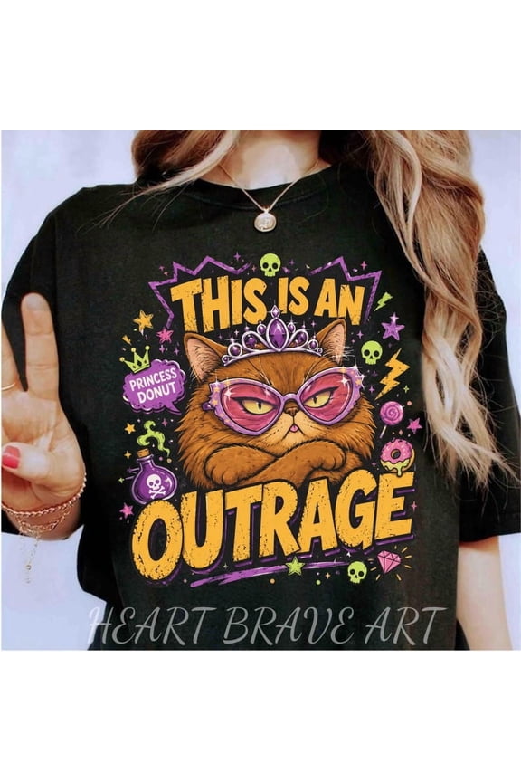 This is an Outrage, Dungeon Crawler Carl, New Achievement, Dungeon Crawler One More Chapter Shirt, Ride or Roar Tee, Princess Donut & Mongo