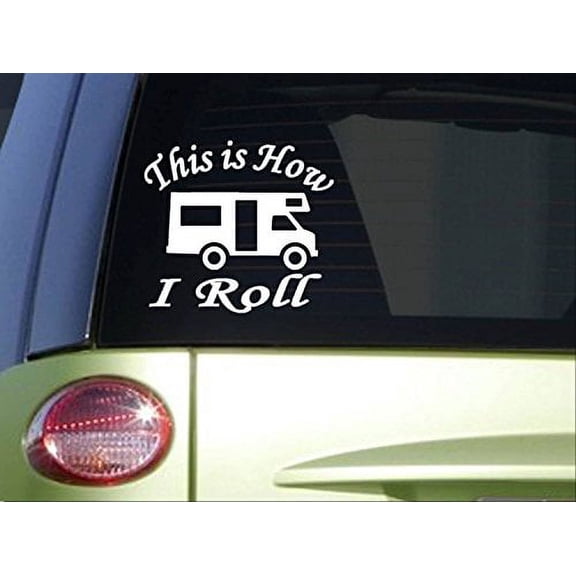 This is how I roll RV *I957* 6x6 inch camper Sticker decal